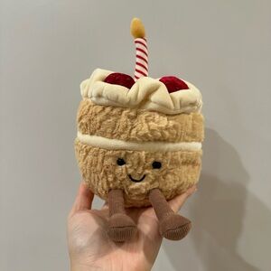 Jellycat Amuseables Birthday Cake NWT VHTF